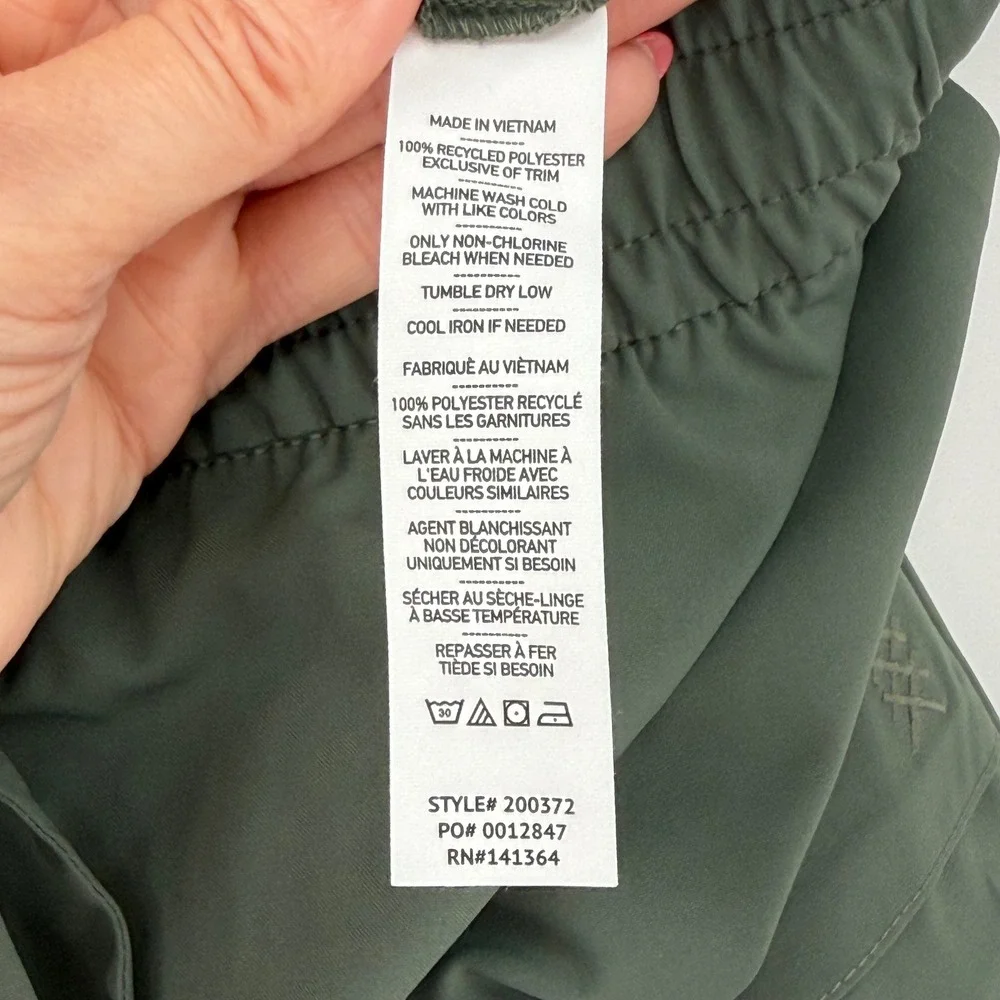 Rhone Mirage Pocket Shorts Sage Green Large Athletic Performance Drawstring - Picture 5 of 5
